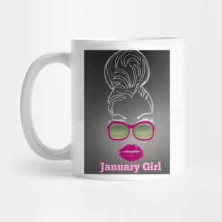 January Birthday Mug